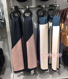 HM H&M香港深圳专柜正品代购对比色透气印花大方巾围巾女装