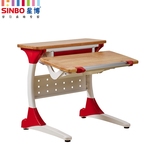 星博儿童多功能学习桌可调节升降学习桌学生写字桌课桌实木书桌