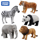 正品TOMY多美安利亚儿童仿真认知野生动物模型玩具老虎狮子大熊猫