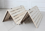 出口实木四折叠床板单人床铺板午休简易榻榻米硬板收纳床折叠木板