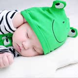 婴儿帽子宝宝套头帽男女童宝宝帽0-3-6-12个月新生儿护耳胎帽春秋