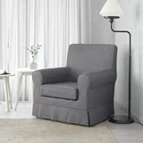 1.9温馨宜家IKEA爱克托杰尼伦单人沙发套防尘罩沙发保护套外罩