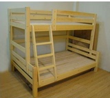 上海实木双层床成人子母床松木高低床儿童上下铺1.2米1.35米1.5米