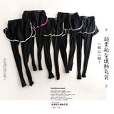韩国单 春夏运动裤假两件弹力紧身健身裤女跑步瑜伽休闲长裤
