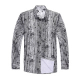 罗米欧 冬装剪标库存正品HVHD4C024男加绒加厚植绒保暖长袖衬衫