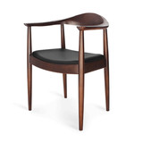北欧餐椅简约靠背新款椅水曲柳桌椅组合时尚肯尼迪总统椅宜家包邮