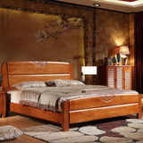床头柜实木特价简约现代橡胶木整装原木榉木胡桃色床边储物柜