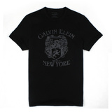 新款Calvin Klein美国正品代购男夏装 CK纯棉圆领文字纯色短袖T恤