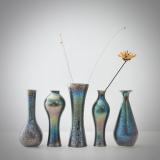 禅意金属釉窑变中式创意复古陶瓷花瓶花器小插花玄关个性软装摆件