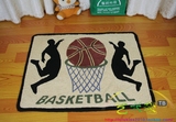 篮球足球AIR Jordan AJ1BASKETBALL飞人地毯地垫坐垫家用防滑门垫
