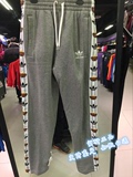 现货正品 adidas/三叶草 NIGO小熊 男运动裤针织加绒长裤 AB1611