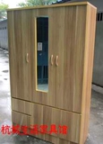 杭州市区热销 卧室两门三门板木衣柜 卧室时尚储物柜 出租房衣柜