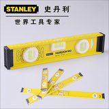 史丹利STANLEY铝合金水平尺高精度测量工具装修多功能迷你靠尺