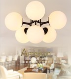 韩式创意个性大气餐厅led客厅吊灯主卧室吸顶灯圆形现代简约灯具