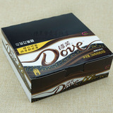 德芙66%醇黑巧克力43g X12条装排块516g 整盒装多省包邮 糖果零食