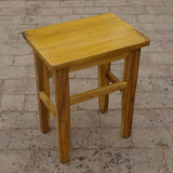 小老乡 农家实木板凳学生方凳子梳妆凳子餐桌凳 餐椅饭店木头凳子