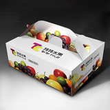D054广州金影水果盒坑纸包装设计印刷定制特产礼品瓦楞纸盒批量订