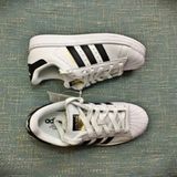 【马克鞋柜】Adidas Superstar 三叶草 金标贝壳头板鞋 C77124