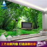 3D瓷砖背景墙陶瓷客厅沙发电视艺术影视墙中式微晶壁画竹林大道