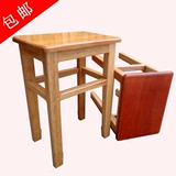 实木凳子方凳餐凳家用餐桌凳餐厅凳餐椅简约木凳子高加固板凳包邮