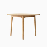 木上 全白橡木餐桌椅组合现代简约小户型 全实木餐桌胡桃木餐桌