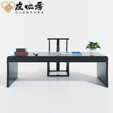 新中式电脑桌家用书桌书椅组合 实木水曲柳写字桌 办公台书房家具