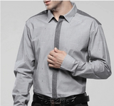 15年消费满300元客户赠品  正品剪标商务衬衫男纯棉春装长袖衬衫