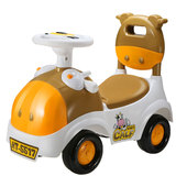 儿童四轮婴儿学步车宝宝手推扭扭车可坐骑带护栏音乐玩具车0-3岁