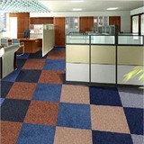 方块地毯PVC50X50防混色办公室地毯客厅卧室台球室宾馆防火棋牌室