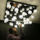 LED客厅灯水晶吸顶灯圆形大气创意灯具现代简约宜家餐厅卧室灯饰