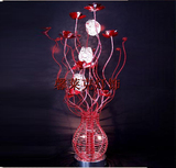 现代简约宜家创意婚庆铝丝落地台灯卧室床头LED装饰花瓶工艺灯具