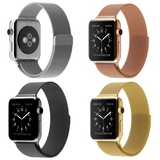 苹果apple watch米兰尼斯表带金属不锈钢iwatch手表表带磁吸