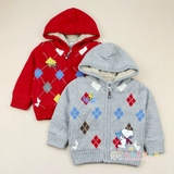 特价冬装史努比专柜正品童装 男婴儿童宝宝韩版加厚铺棉毛衣外套