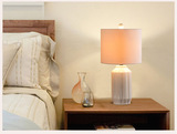 现代简约陶瓷台灯卧室床头灯客厅沙发灯玄关灯中式宜家客厅田园灯