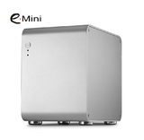 立人E-W150全铝NAS小机箱可兼容MICRO ATX小电源 可装6个硬盘