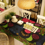 外贸欧式田园后现代桌布时尚创意桌布美式大花方桌布东南亚桌布