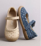 英国NEXT正品代购 2双包邮 新款女童星星真皮休闲鞋 2色选