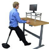 升降办公椅运动型健康电脑椅站立式人体工学椅不倒翁摇腰吧台转椅