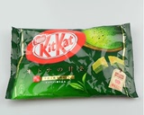 现货日本进口零食雀巢kitkat奇巧宇治抹茶味巧克力威化饼干16.9