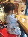 2016夏季男女童套装韩版条纹细带中性款泡泡棉上衣+短裤童2件套装
