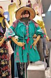 2016韩国东大门代购夏季女装新款刺绣民族风灯笼袖系带流苏连衣裙