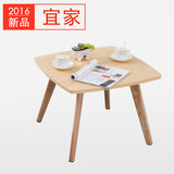 正方形简易小茶几 实木质日式小方桌几沙发边几宜家办公室小茶几