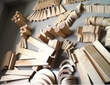 木质幼早教超大型实心积木原木制建构儿童幼儿园区角搭建形状玩具