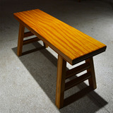 新实木长条凳子 花梨奥坎鸡翅木巴花 方凳红木中式 独板长凳椅