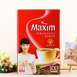 1整盒 包邮韩国进口MAXIM咖啡 麦馨咖啡红 韩东西原味速溶咖啡