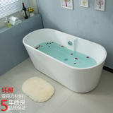 欧式浴缸加深保温独立式亚克力浴缸无缝一体浴缸1.4/1.5/1.61.7米