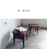 木心系列丨行床头柜定制新中式北欧日式黑胡桃白橡木原木小米生活