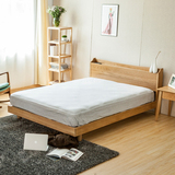 北欧风格家具宜家全实木卧室1.5/1.8米床橡木日式简约成人双人床