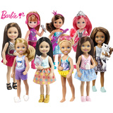 芭比娃娃新版俏丽小凯莉CGF39美泰Barbie女孩玩具