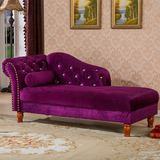 现代新古典贵妃躺椅沙发欧式美式贵妃椅小户型卧室布艺沙发贵妃塌